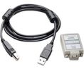 USB Adapter 2231A Series DC Power Supplies, USB-A Plug - USB-B Plug Grey