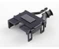 Mega-Fit Receptacle Backshell Dual Row Glow-Wire Capable 10 Circuits, Pack of 4 pieces