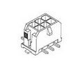 Rectangular Power Connector, 16 Contact(, Pack of 5 pieces