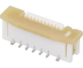 Connecteur FFC/FPC, Pôles - 10, 50V, 500mA, Droit, Lot de 5 pièces