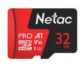 Memory Card, microSD, 32GB, 90MB/s, 20MB/s, Black / Red
