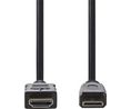 Videokaapeli, jossa on Ethernet, HDMI-liitin - HDMI-minipistoke, 3840 x 2160, 3m