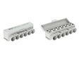 Pole Branching Connector, Grey, 86mm, Right Angle, 13mm Pitch, 1 Poles