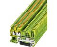 Terminal Block, Push-In, 3 Poles, , 2.5mm², Green / Yellow, Pack of 10 pieces