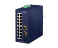 Ethernet Switch, RJ45 Ports 16, Fibre Ports 2SFP, 1Gbps, Unmanaged