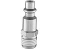 PREVOST Treated Steel Male Plug for Pneumatic Quick Connect Coupling, G 1/4 Male Threaded