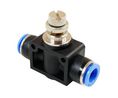 Tube Speed Controller, Push In 6mm Tube Inlet Port x Push In 6mm Tube Outlet Port