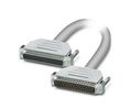 Phoenix Contact Female 37 Pin D-sub to Male 37 Pin D-sub Cable, 1.5m PVC, CABLE-D37SUB/B/S/150/KONFEK/S Series 1.5m Grey