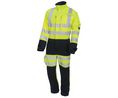 ProGARM Yellow/Navy Reusable Hi Vis Overalls, M