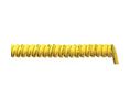 Lapp ÖLFLEX Coiled 0.75 mm² 2 Core Power Cable, Yellow Polyurethane PUR, 600mm