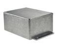 Silver Die Cast Aluminium Enclosure, IP66, Flanged, Silver Lid, 139.8 x 89.7 x 55.2mm 89.7x55.2mm