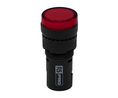 Panel Mount Red LED Pilot Light, 16mm Cutout, IP40, Round