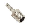 Hose Connector, Brass, 38mm, G1/4", Male Thread - 6mm