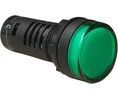 Self Test LED Indicator 24V AC / DC Fixed Green Screw
