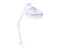 LED Magnifying Glass Lamp with Table Clamp, 1.75x, 125mm, 125mm, 14.5W, Euro Type C (CEE 7/16) Plug