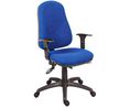 Fabric Office Chair, 150kg, Blue