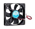 Axialfläkt DC Dubbla kulor 25x120x120mm 12V 450mA 42dBA 204m³/h IP68