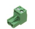 Pluggable Terminal Block, Right Angle, 15A, 300V, Pitch - 5mm, Poles - 2
