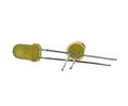 THT LED 590nm Yellow 5mm Pack of 5 pieces