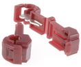Raccords, Rouge, 0.5 ... 0.75mm², Lot de 50 pièces