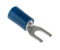 Fork Terminal, Partially Insulated, 1.5 ... 2.5mm², M4, Pack of 100 pieces
