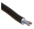 Mains Cable 2x 0.5mm² Copper 500V 100m Black