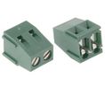 PCB Terminal Block, THT, 16A, 5mm, Poles - 2, Pack of 5 pieces