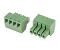 Steckbarer Klemmenblock, Rechter Winkel, 8A, 125V, Raster - 3.81mm, Pole - 4, Packung à 5 Stück