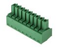 Steckbarer Klemmenblock, Rechter Winkel, 8A, 125V, Raster - 3.81mm, Pole - 9, Packung à 5 Stück