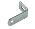 Angled Mounting Bracket Steel Silver Pack of 10 pieces