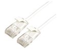 Patch Cable, RJ45 Plug - RJ45 Plug, CAT6a, U/UTP, 300mm, White