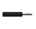 Test Adapter Banana Plug 2 mm - Banana Socket 4 mm 10A 30VAC 60VDC 36mm Black