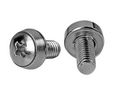 Mounting Screws, M6, 12mm, Nickel-Plated Steel, Pack of 100 pieces