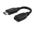 Videoadapter, HDMI-Stecker - HDMI-Buchse, 4096 x 2160, Schwarz