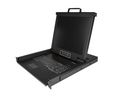 KVM Console with Interchangeable Adapter, 17" (43 cm), 1280 x 1024, 5:4, US English, QWERTY