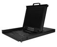 KVM Switch with Console, 17" (43 cm), 1280 x 1024, US English, QWERTY, 16x VGA Socket