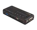 4-Port USB KVM Switch Kit with Cables and Audio, 2048 x 1536, VGA - USB-A