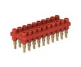 Banana Socket Red 2 mm Brass Nickel 30VAC 60VDC 10A Solder Cup