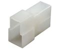 Housing for FASTON Tabs, Suora, Pistoke, Asennot - 2, 10 kappaleen pakkaus