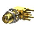 RF Connector, RP-SMA, Brass, Socket, Right Angle, 50Ohm, Soldering