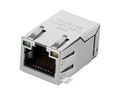 Industrial Connector, 10/100 Base-T, RJ45, Plug, Right Angle, Ports - 1, Contacts - 12