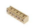 Terminal Strip, 6-Way, 24A, 22 12 AWG Wire, Screw Termination