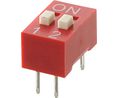 DIP Switch Raised 2-Pin 2.54mm PCB Pins