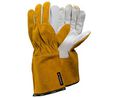 Tegera TEGERA White, Yellow Leather Heat Resistant Work Gloves, Size 10, 6 ST