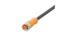 ifm electronic Female 5 way M12 to Female 5 way M12 Communication Cable, 50 m, Gerade Leiter, 50m, IP65 / IP67 / IP68 / IP69K, Schwarz