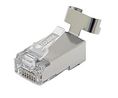 Ideal Industries 85 Series Plug RJ45 Connector, Clip Mount, Cat6a 1 Port 8 -Way Male