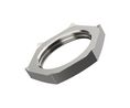 Nickel Plated Brass Cable Gland Locknut, M50 x 1.5 mm Thread M50 x 1.5