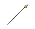 CAB.01083 Series, 100 mm, 1.37 Coax Coaxial, Unterminated 0.81mm Black