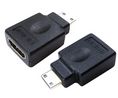 HDMI Adapter, Male Mini HDMI to Female HDMI