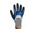 Tornado Oil-Teq Black, Blue 13 Gauge Mixed Cut Fibre Abrasion Resistant Work Gloves, Size 10, Polymer Coating